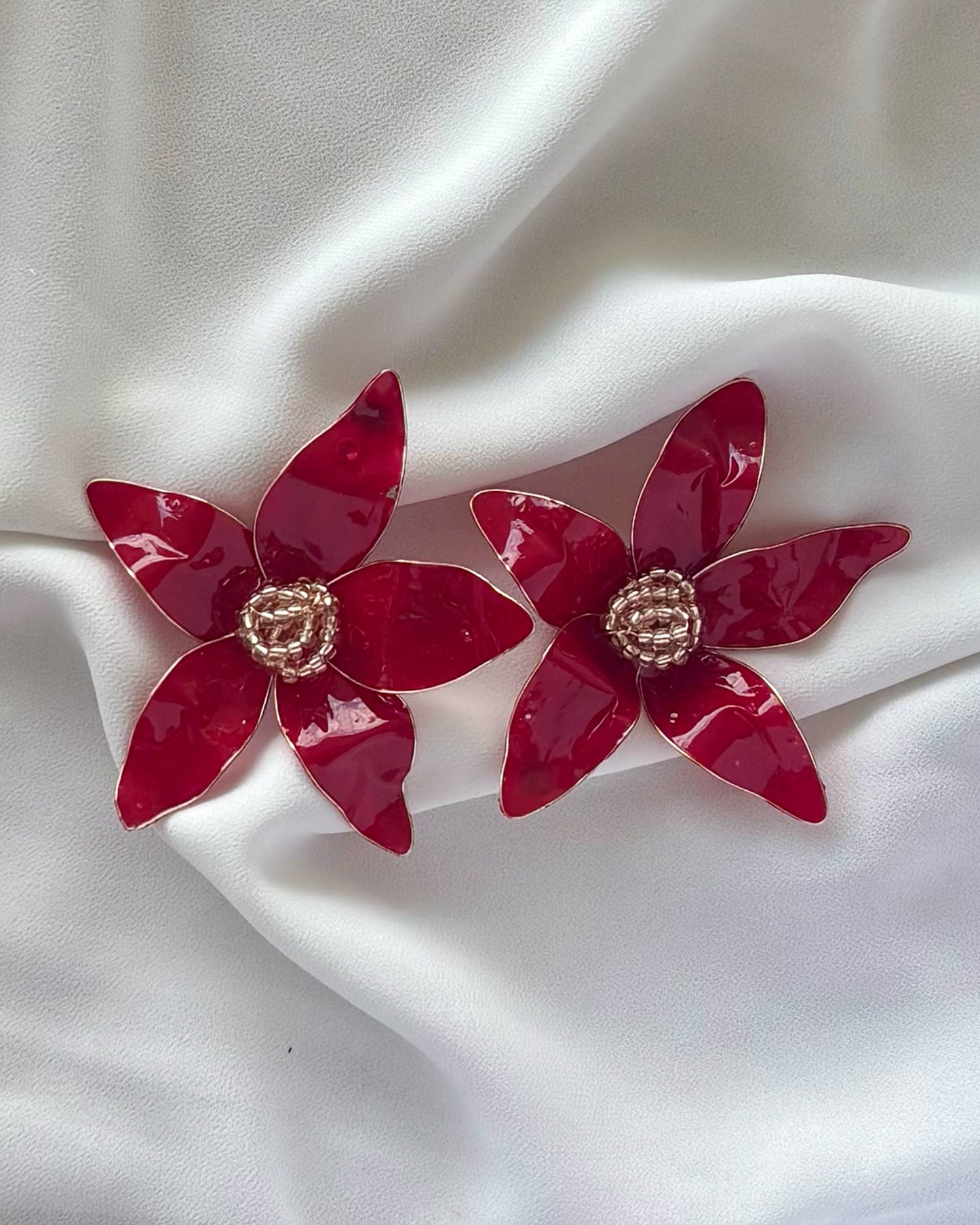 Maxi Flor Roja y Champagne