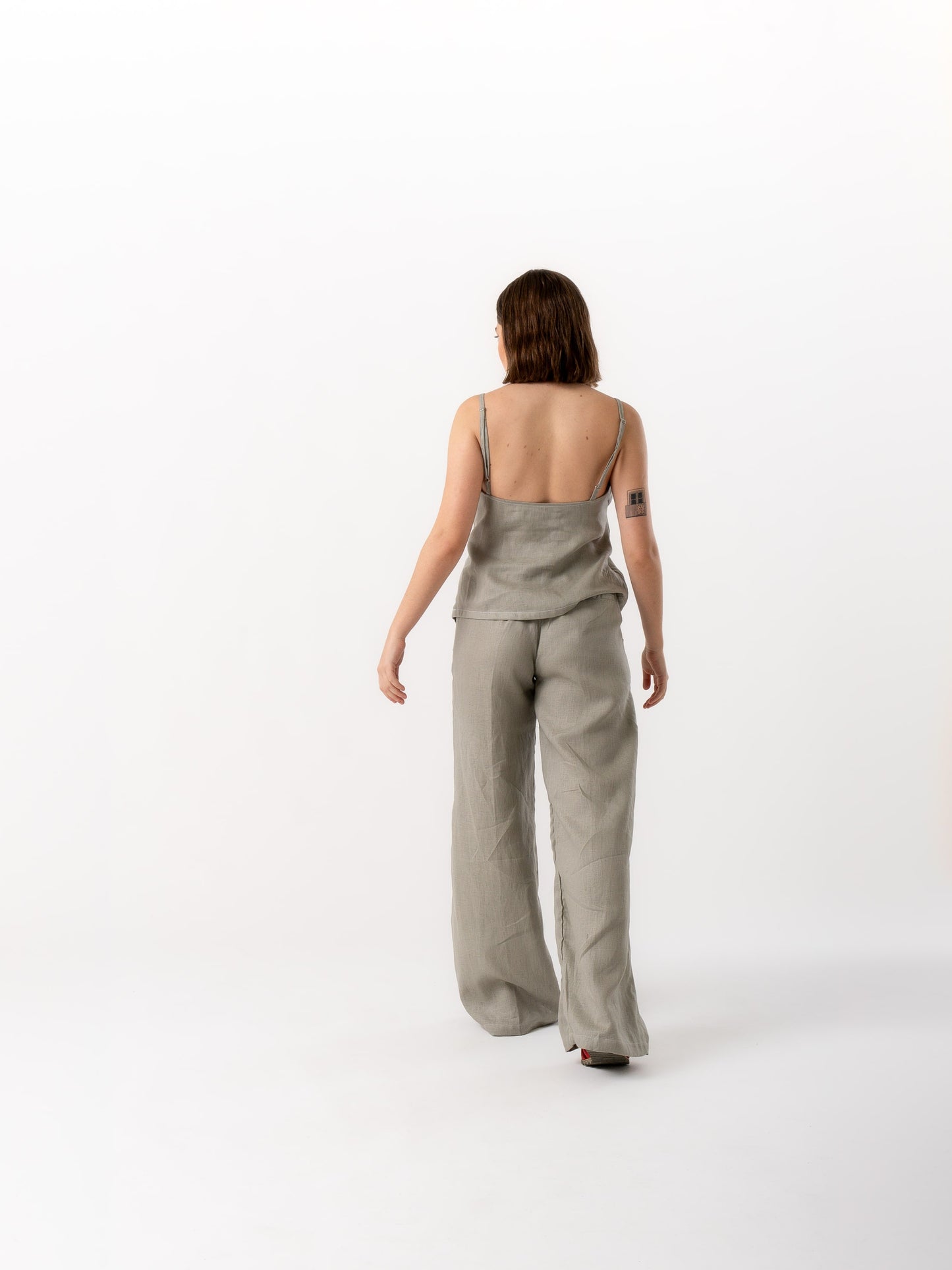 Linen Pants VINEYARD Grey