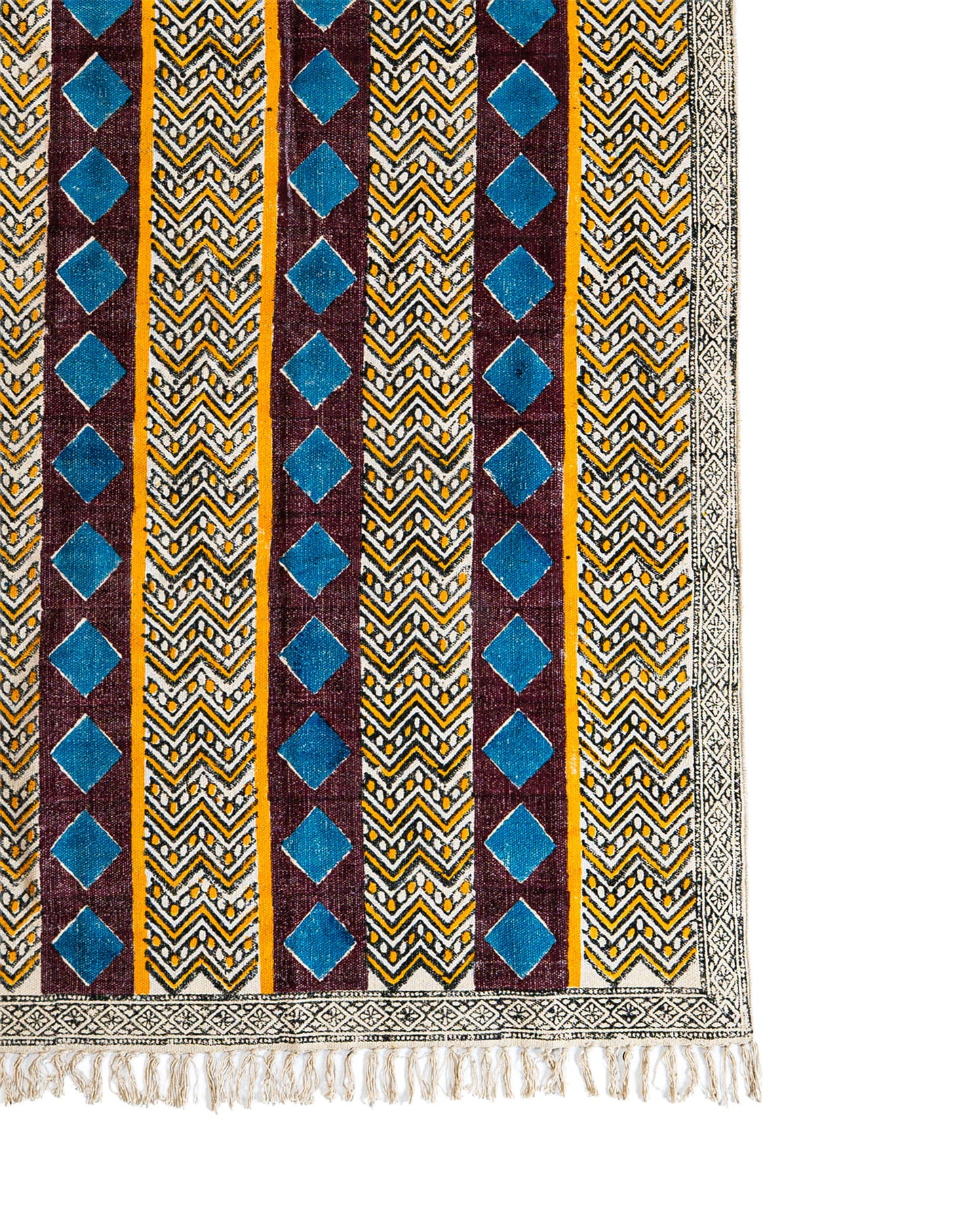 Alfombra Block Print BINDU 120*180 cm