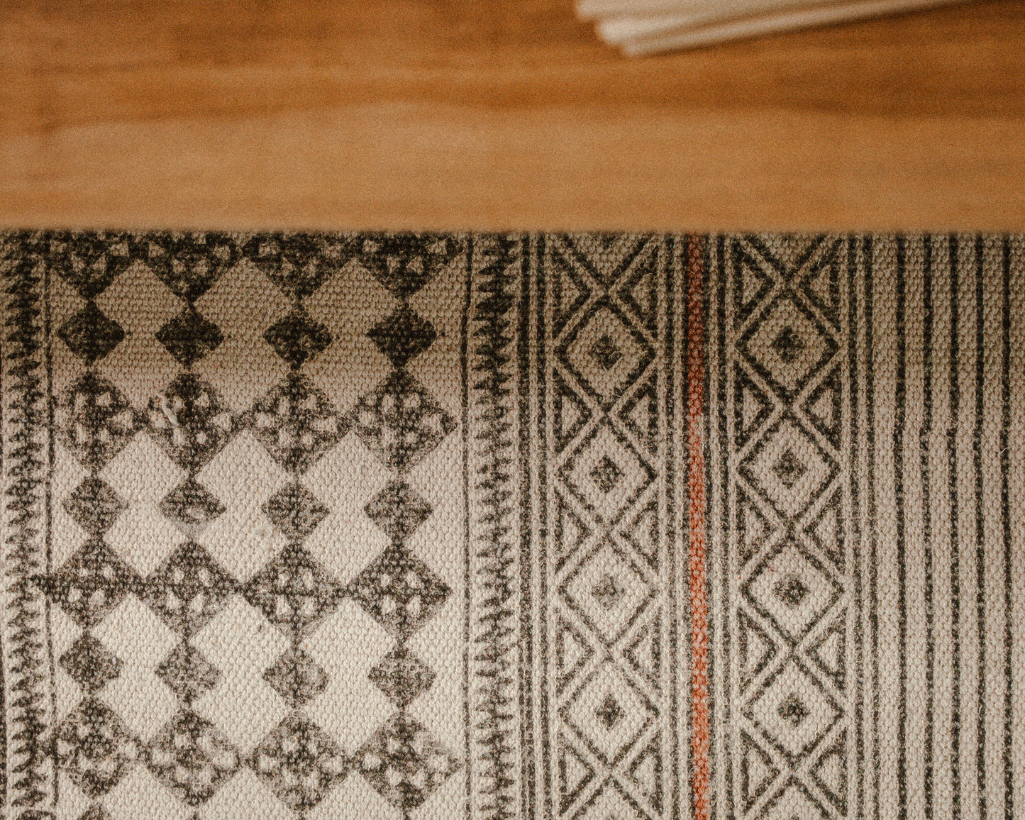 Block Print Rug SANTULAN 120*180 cm