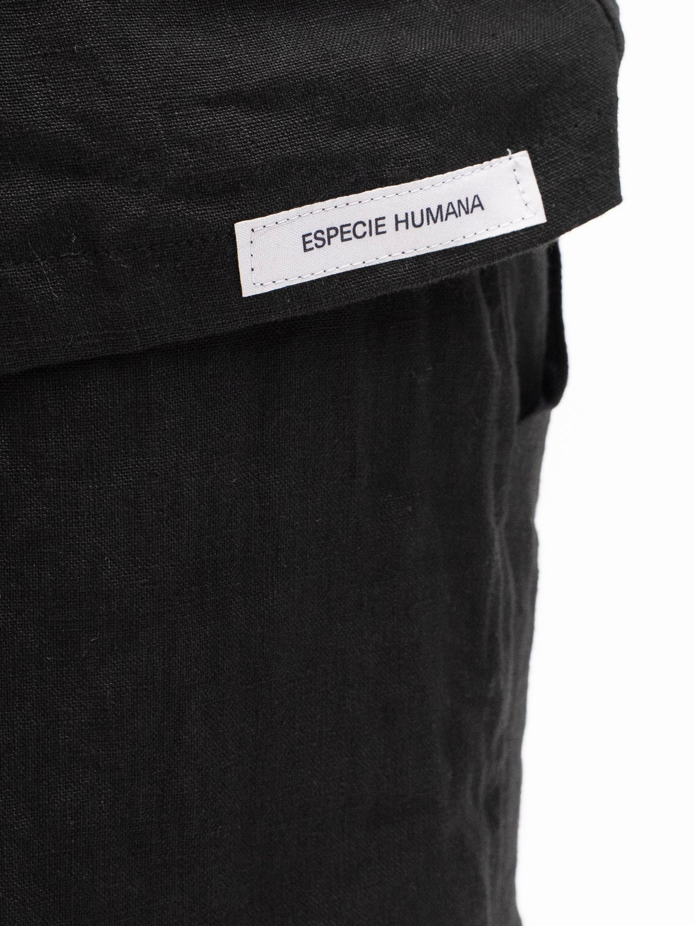 חולצה גולדן אאור פשתן שחור