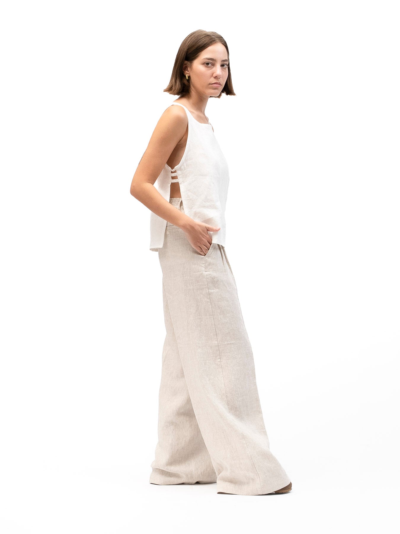 Tailor Pants SLOW LIFE Beige