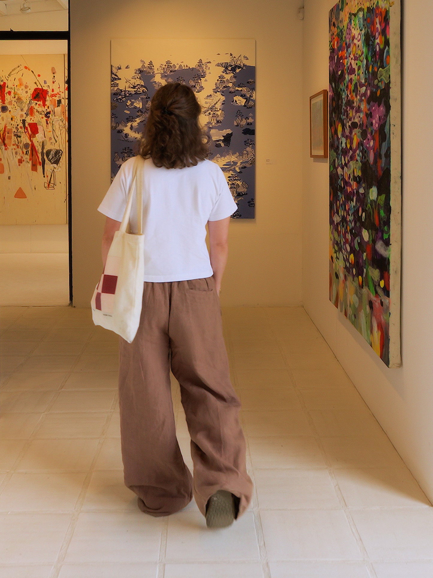 Linen Pants VINEYARD Brown