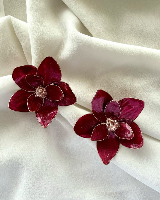 Maxi Flor Fucsia y Champagne