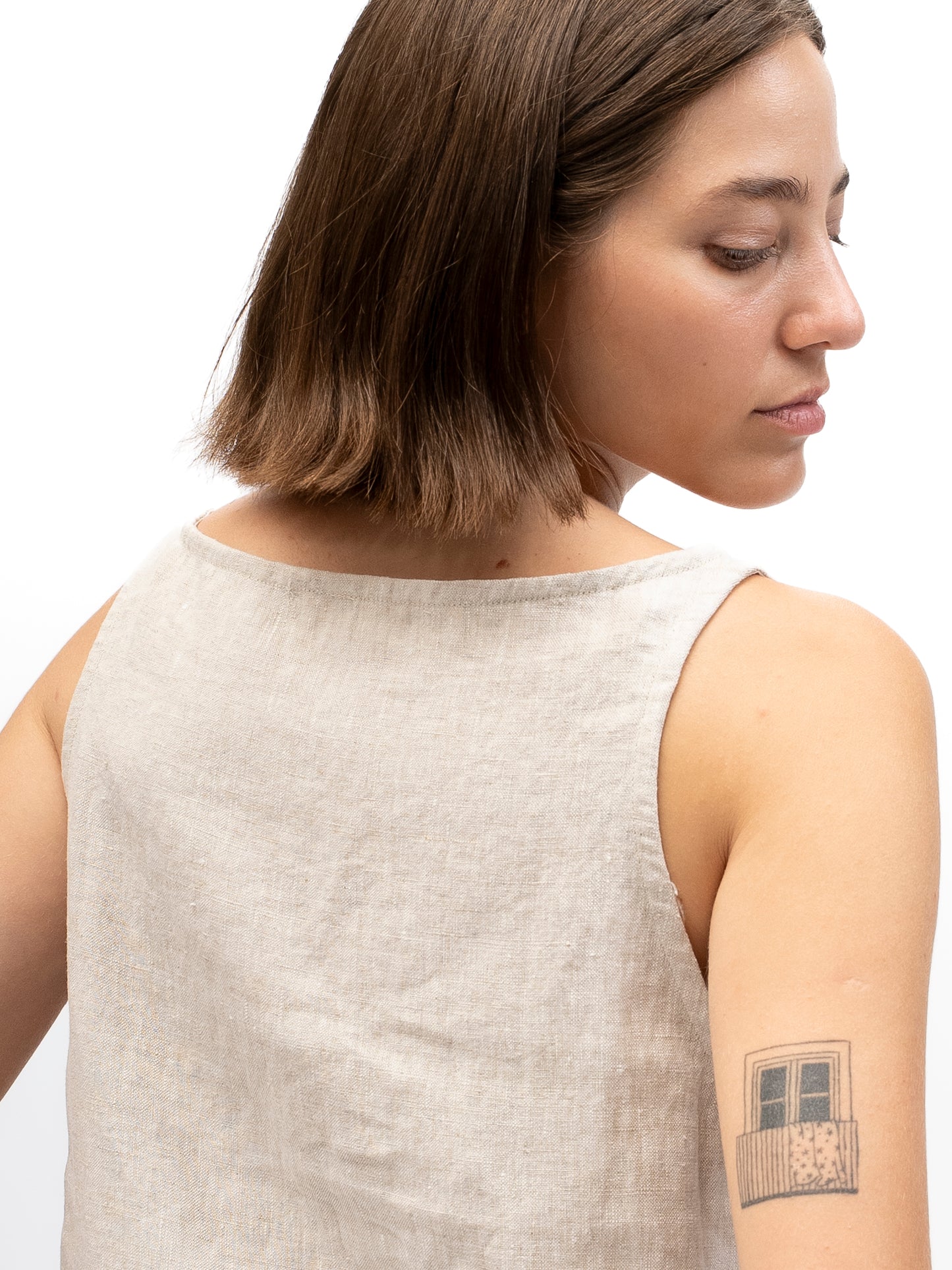 גופייה סול פשתן ב'ז