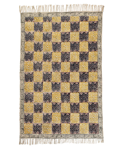 Alfombra Block Print NAVA 120*180 cm