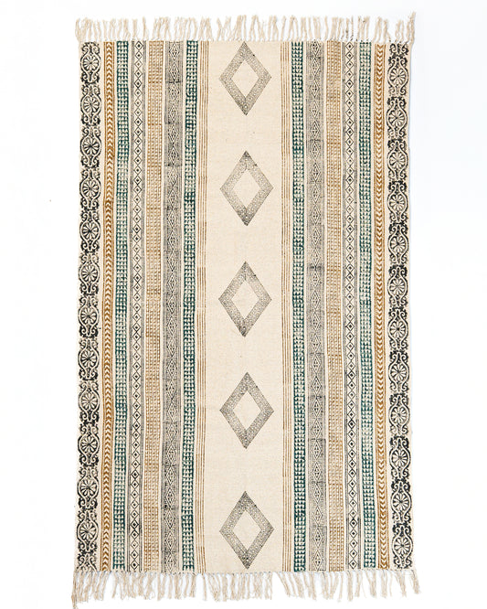 Block Print Rug JAL 120*180 cm