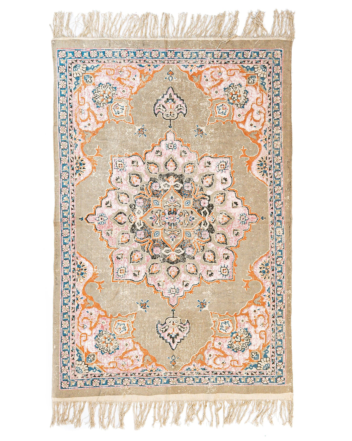Block Print Rug BINDU 120*180 cm