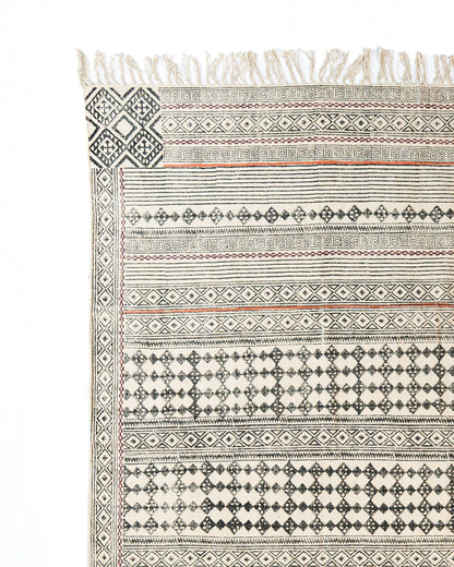 Block Print Rug SANTULAN 120*180 cm