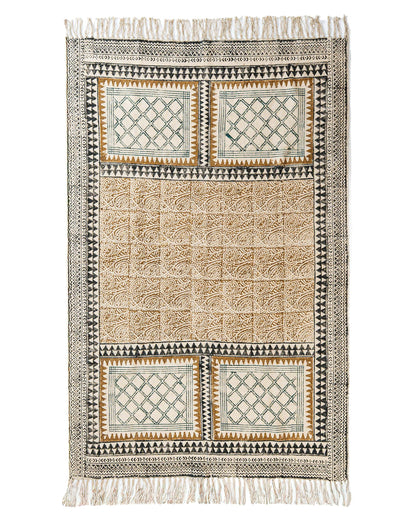 Block Print Rug BHUMI 120*180 cm
