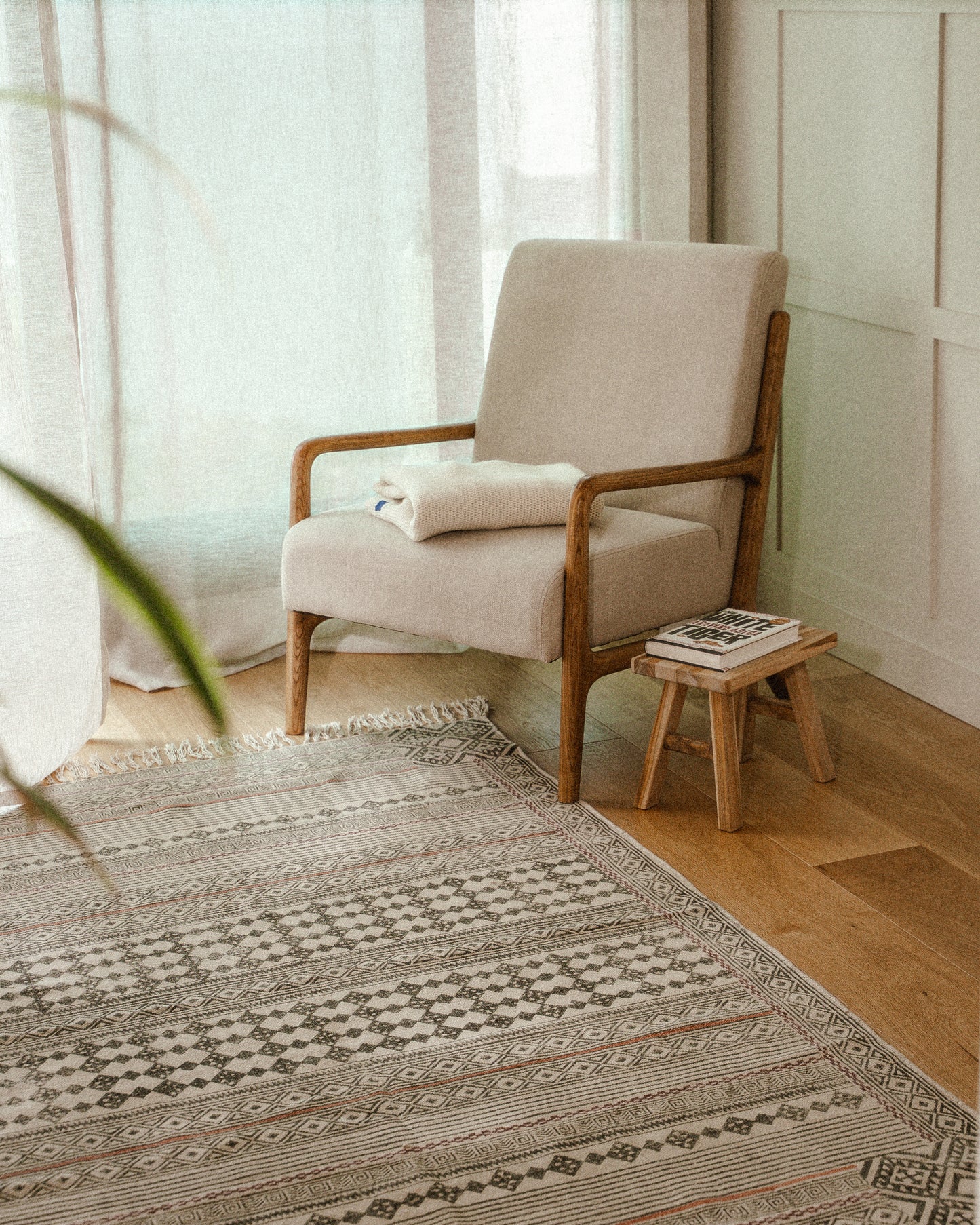 Block Print Rug SANTULAN 120*180 cm