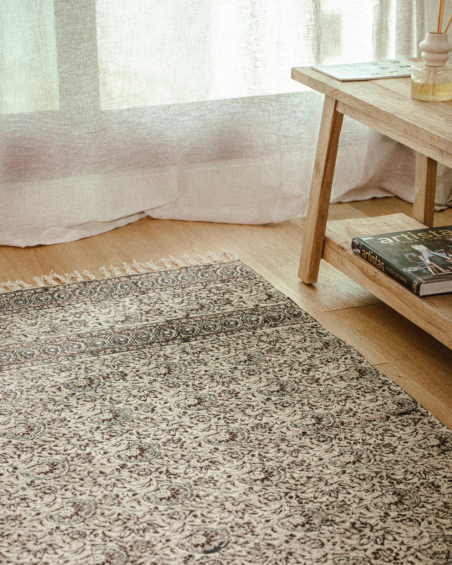 Block Print Rug AVARTA 120*180 cm