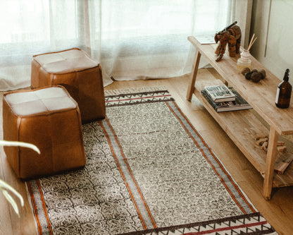Block Print Rug MISHRAN 120*180 cm