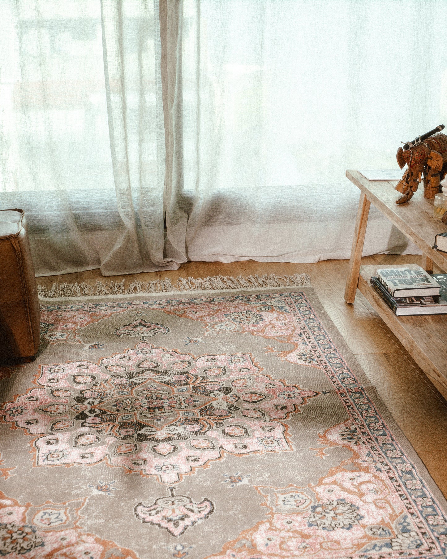 Block Print Rug BINDU 120*180 cm