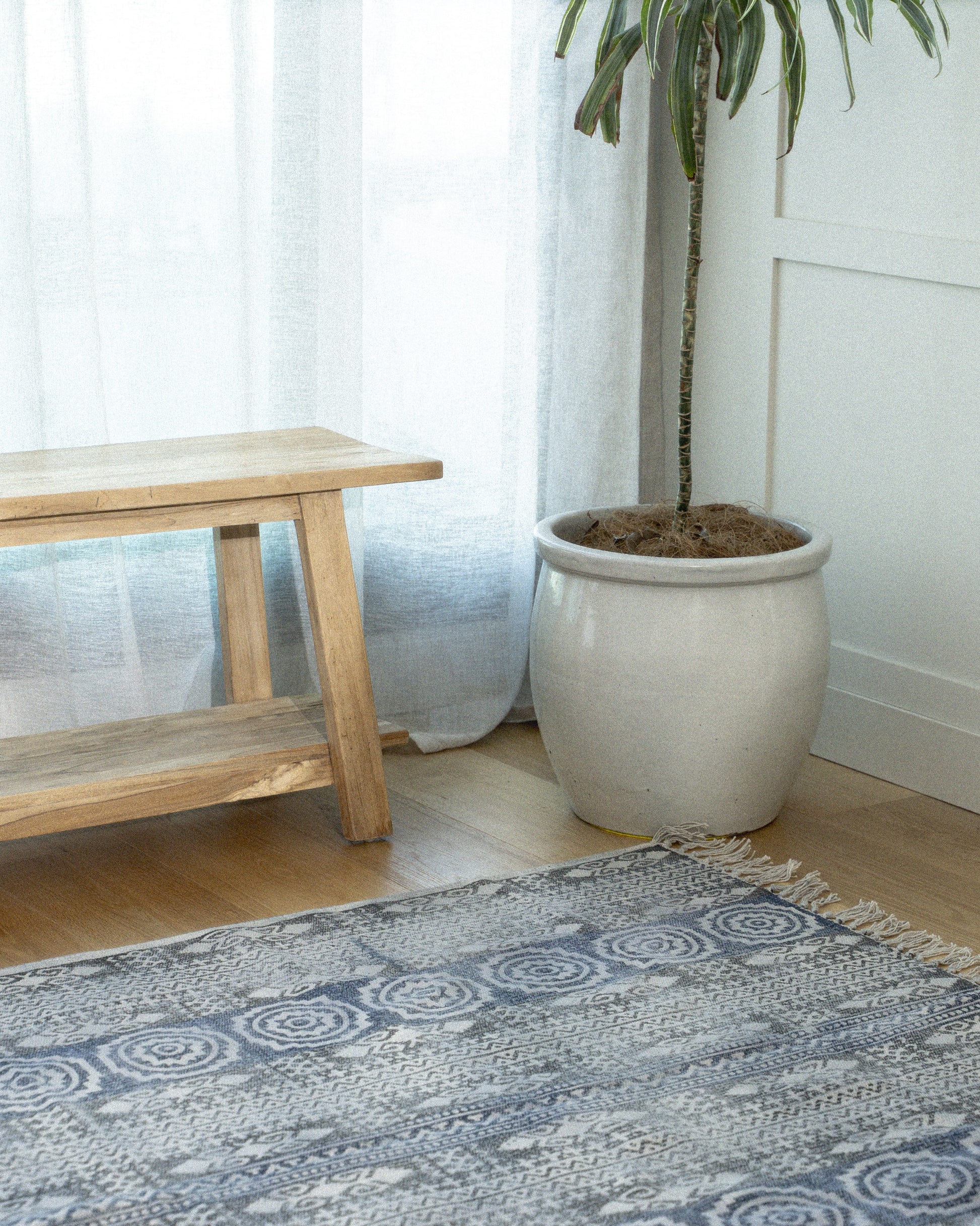 alfombra block print Especie Humana