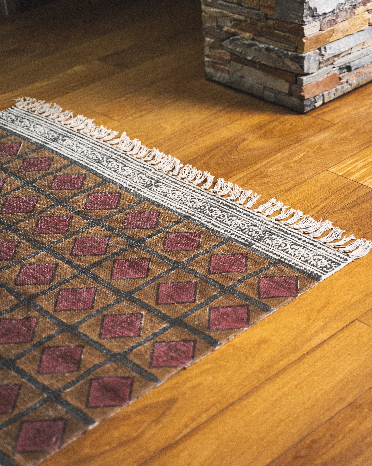 שטיח בלוק פרינט "ראקה" 120*180 ס"מ