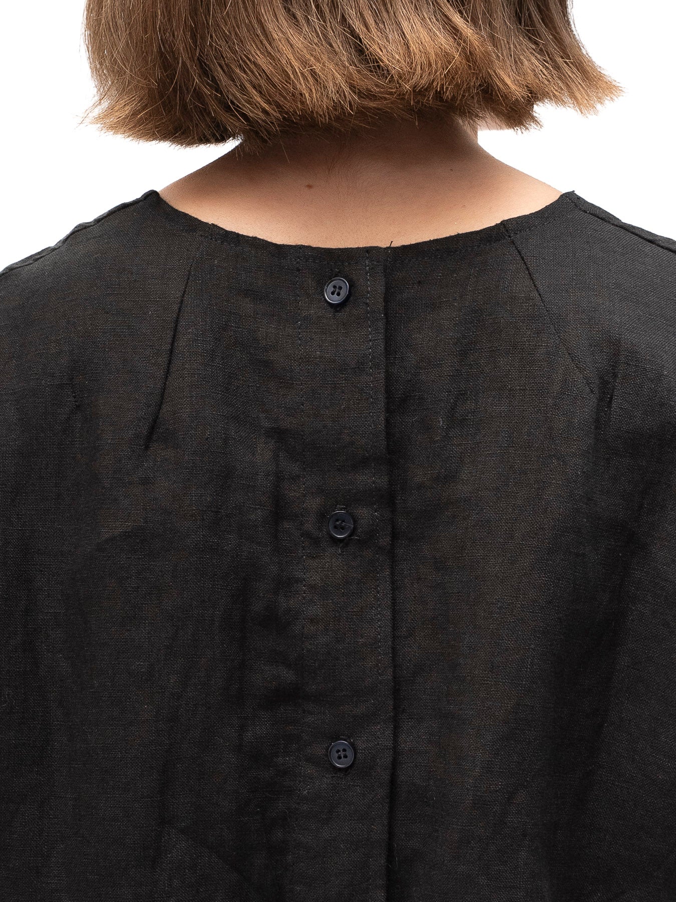 חולצה גולדן אאור פשתן שחור