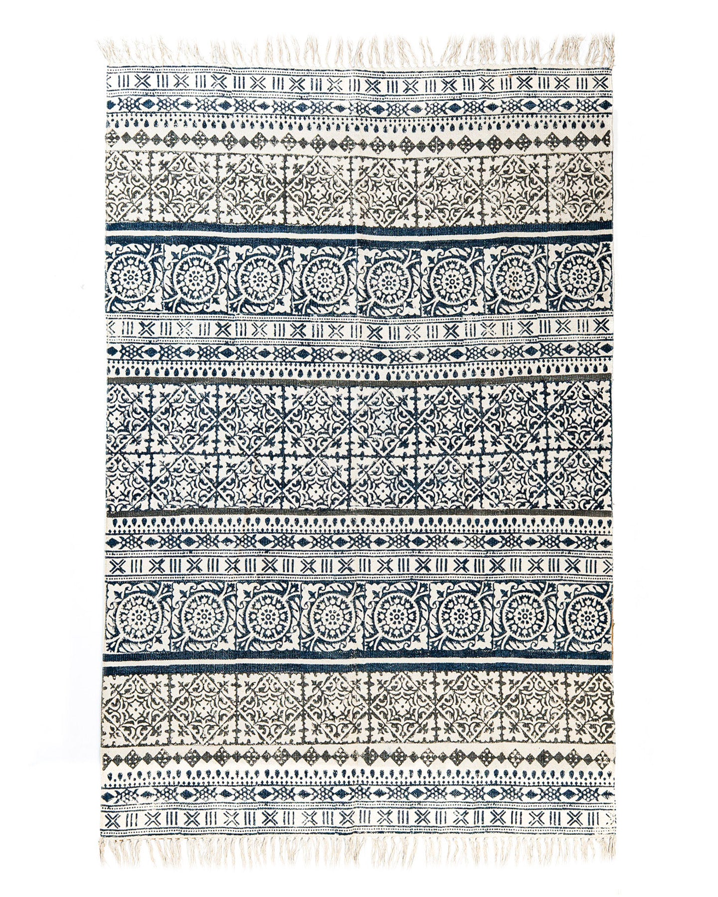 Alfombra Block Print SAGAR 120*180 cm