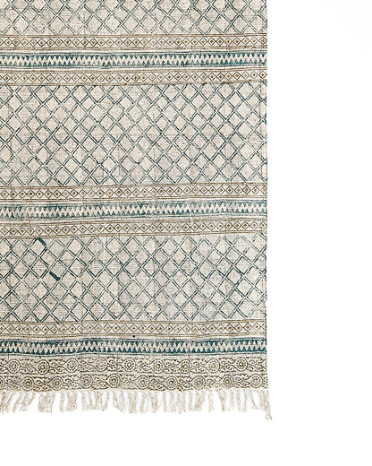 Alfombra Block Print AMANI 120*180 cm