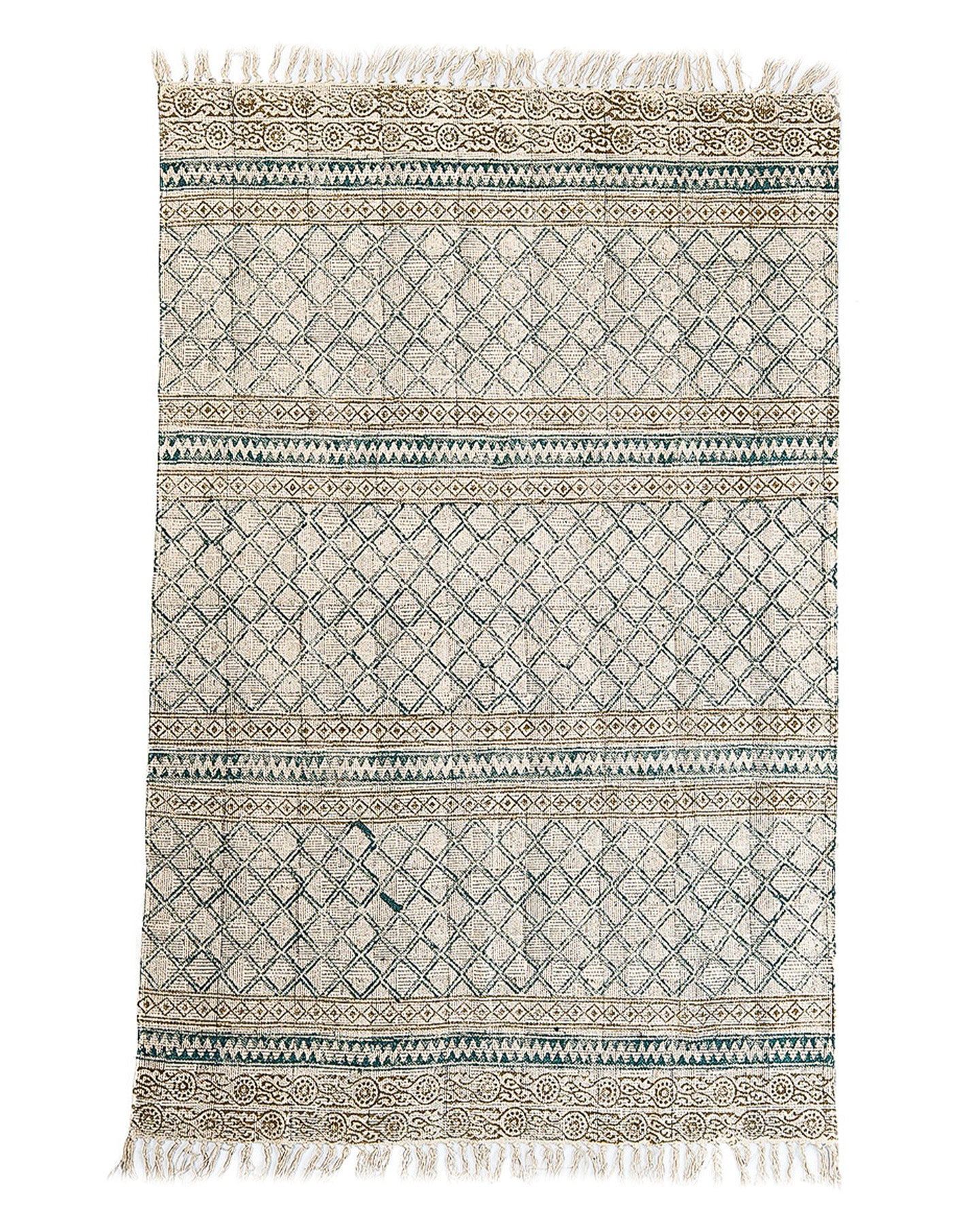 Alfombra Block Print AMANI 120*180 cm