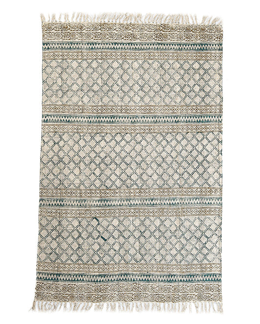 Alfombra Block Print AMANI 120*180 cm