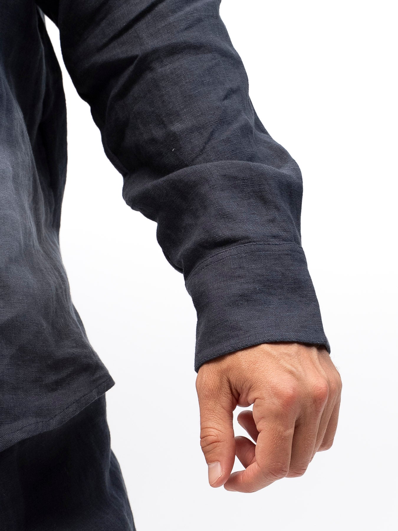 מכופתרת "ערב" פשתן לגבר נייבי