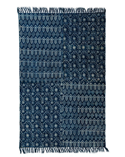 Block Print Rug NEEL 120*180 cm
