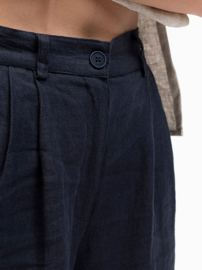 Tailor Pants SLOW LIFE Marine Blue