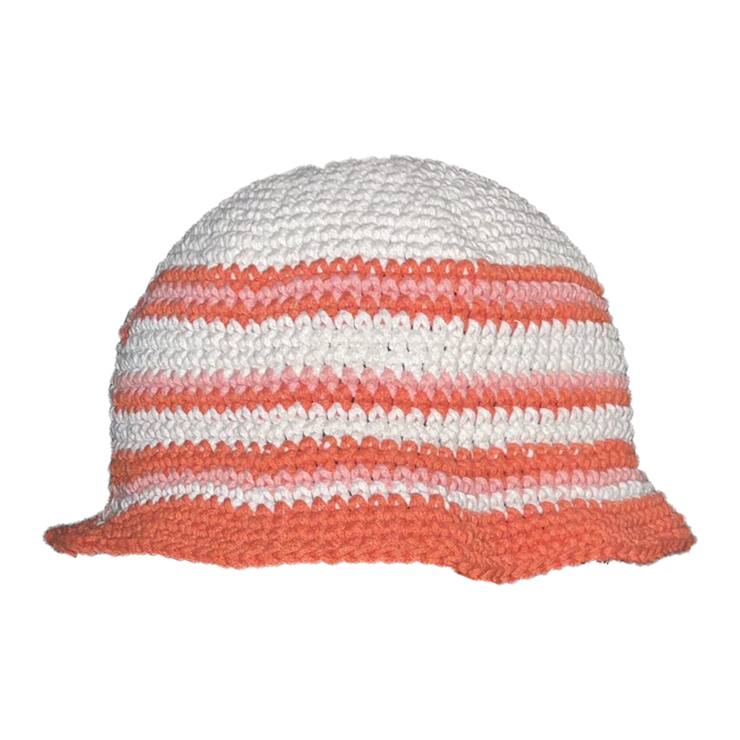 Cotton Crochet Bucket Hat כובע סרוג עבודת יד