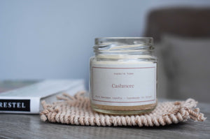 Cashmere Glass Jar Beeswax Candle